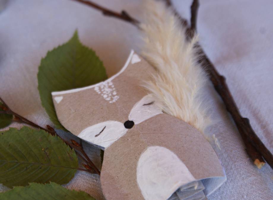 MOAR TUTORIAL: Forest animals from paper rolls symbolic picture