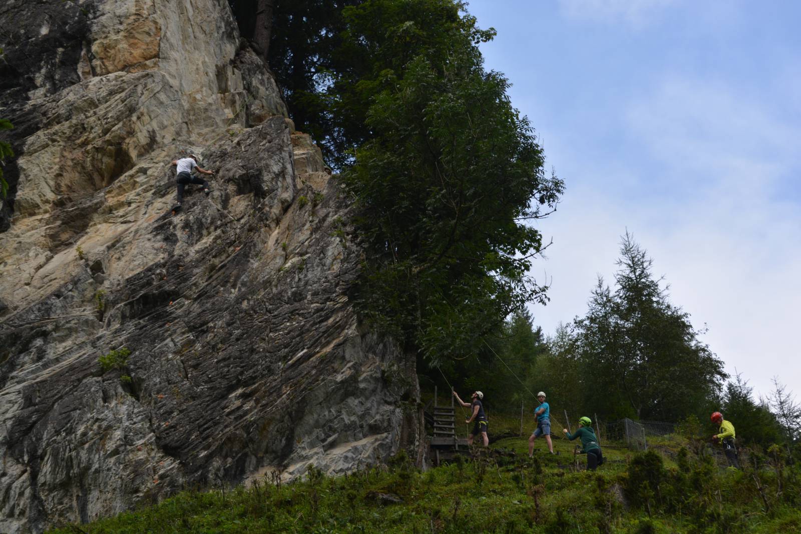 BERG-GESUND "Schnupperkurs Felsklettern"  Symbolfoto