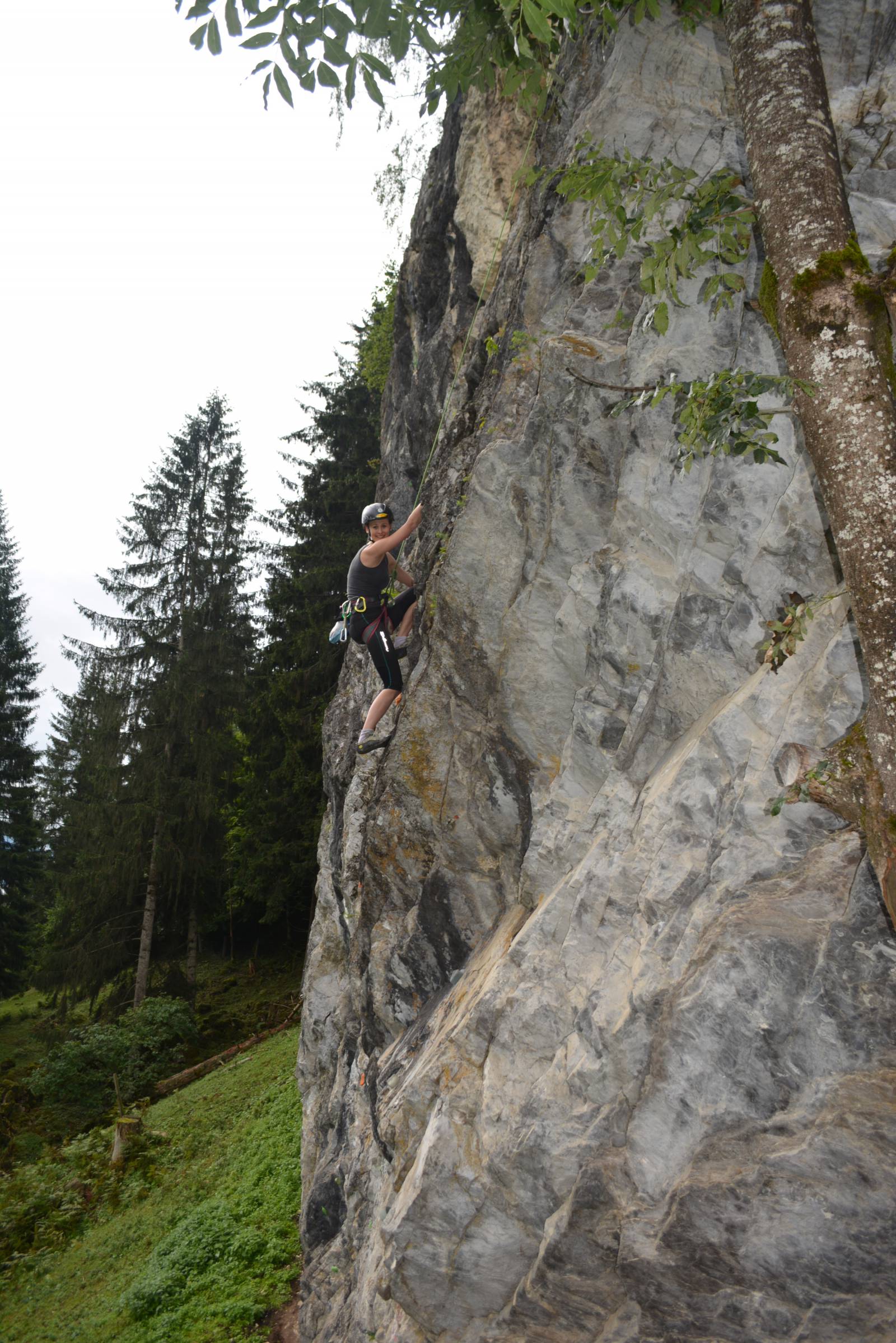 BERG-GESUND "Schnupperkurs Felsklettern"  Symbolfoto