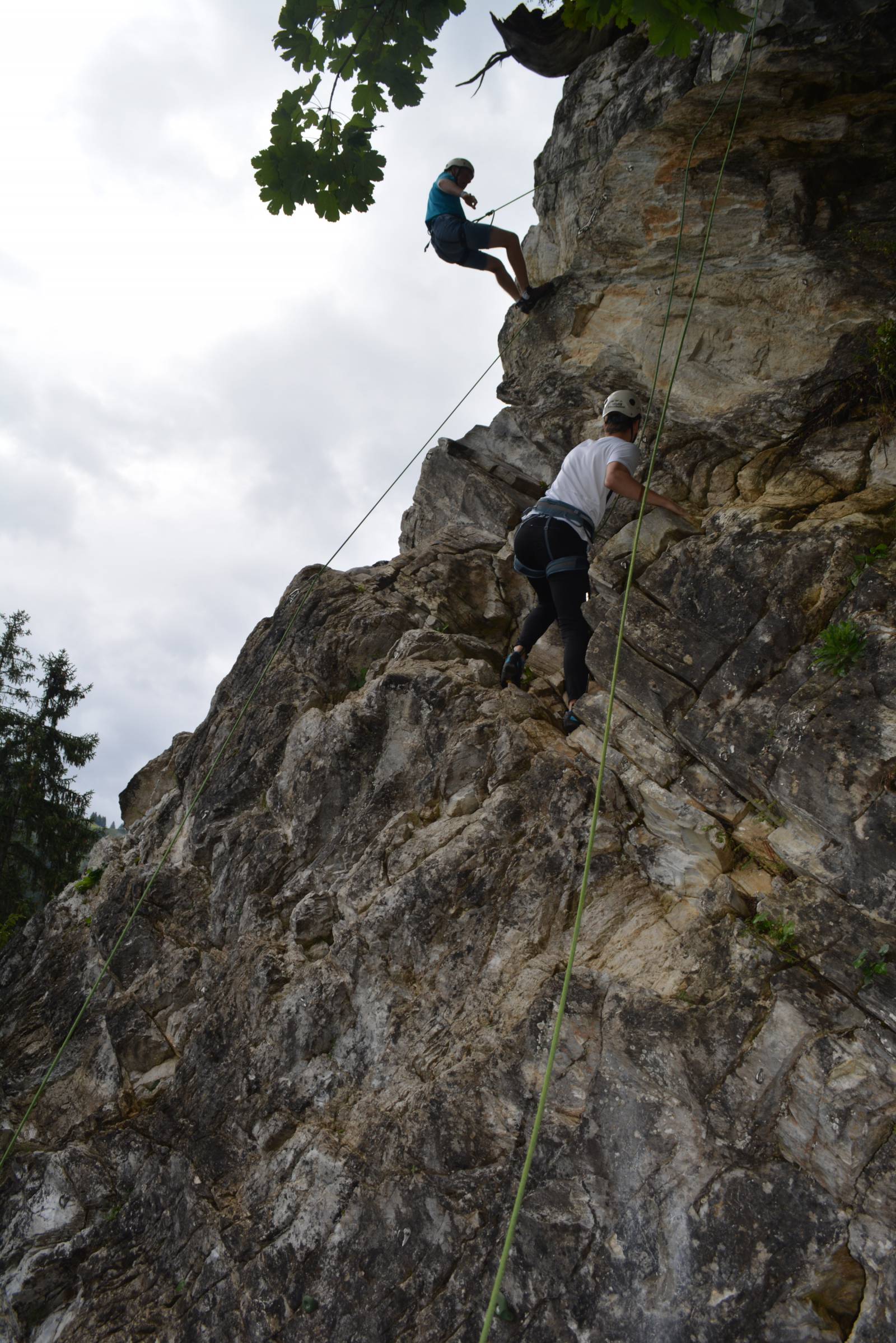 BERG-GESUND "Schnupperkurs Felsklettern"  Symbolfoto