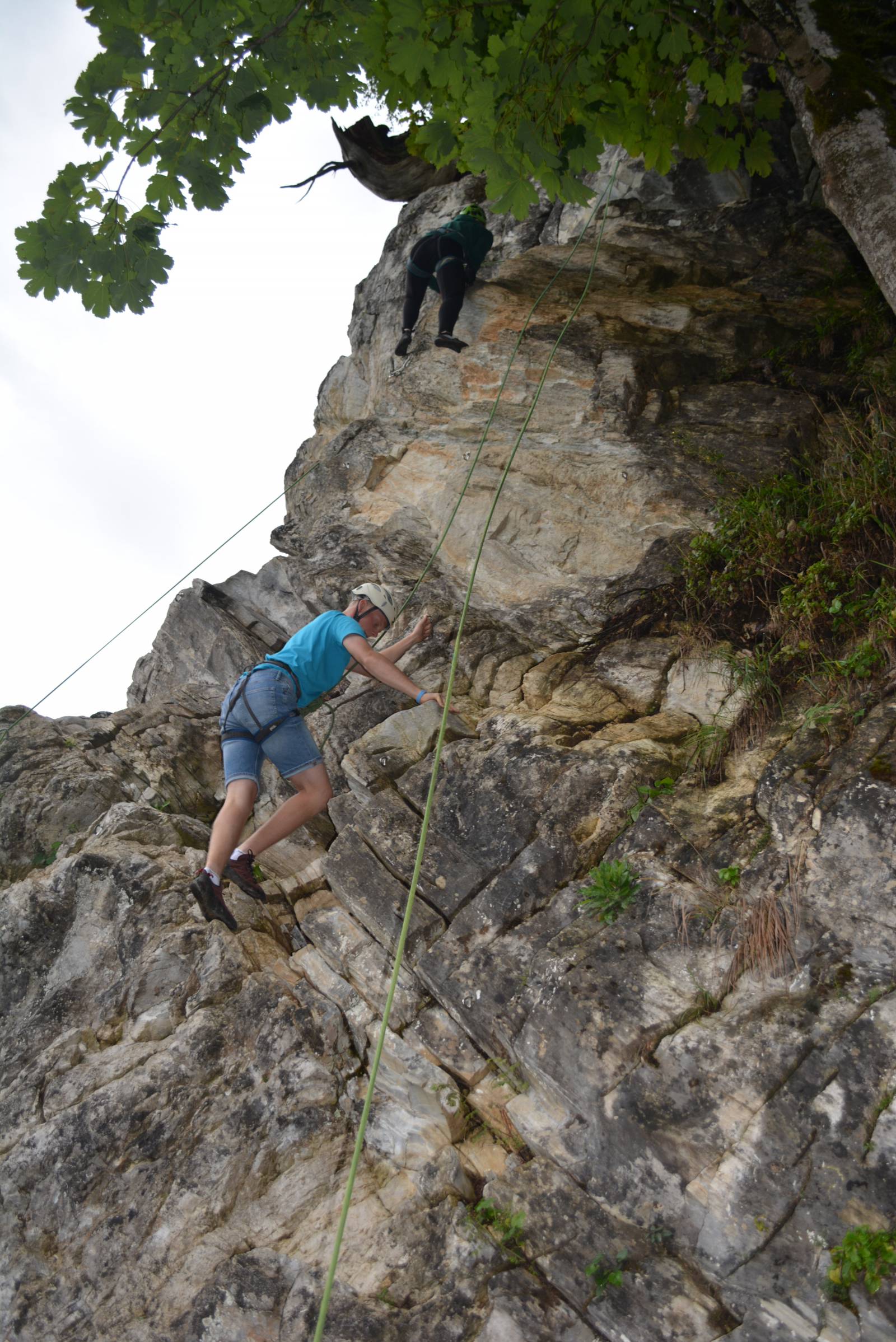 BERG-GESUND "Schnupperkurs Felsklettern"  Symbolfoto