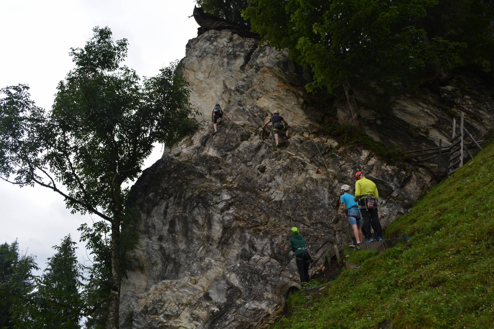 BERG-GESUND "Schnupperkurs Felsklettern"  Symbolfoto