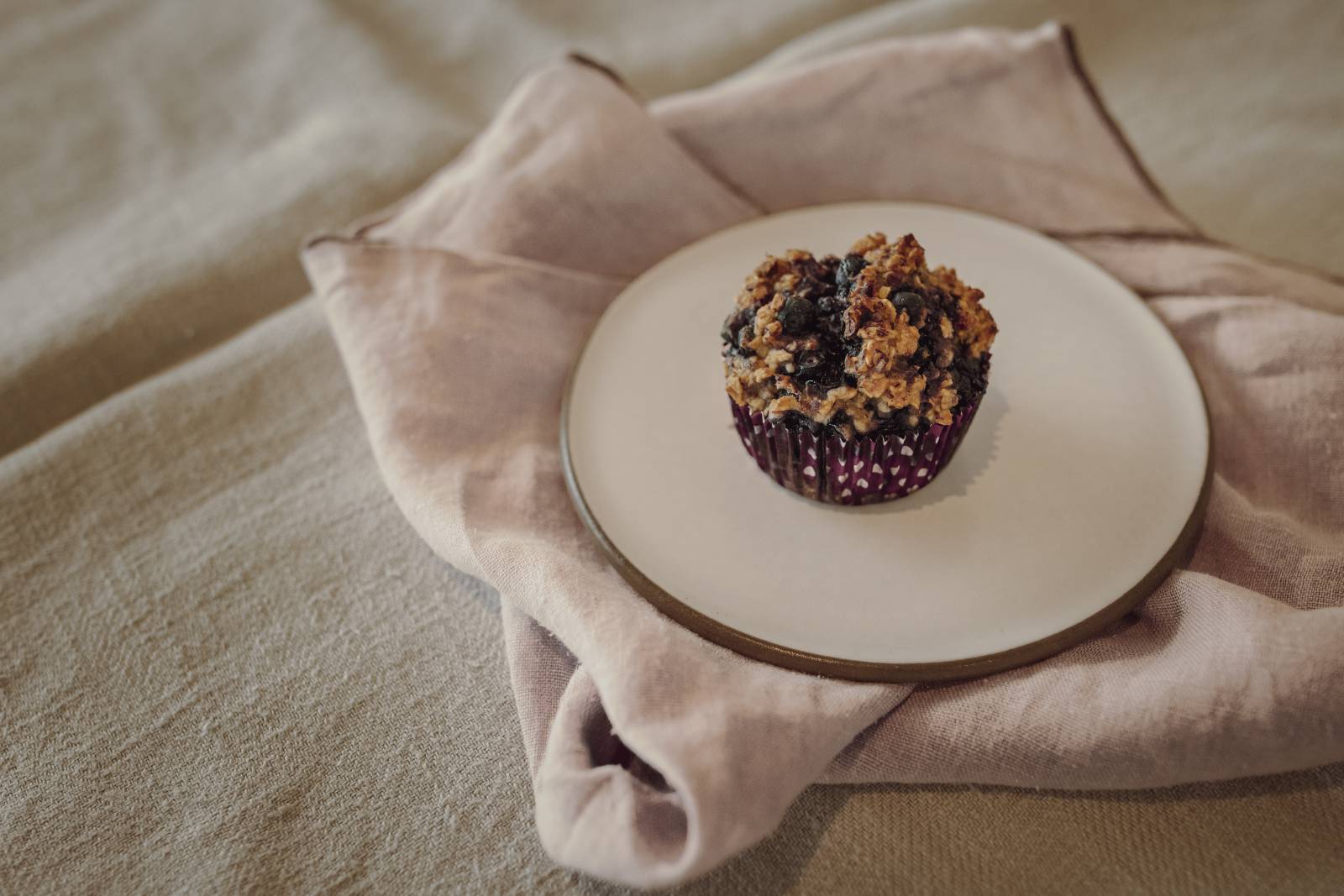 baked oat meal muffin symbolic picture