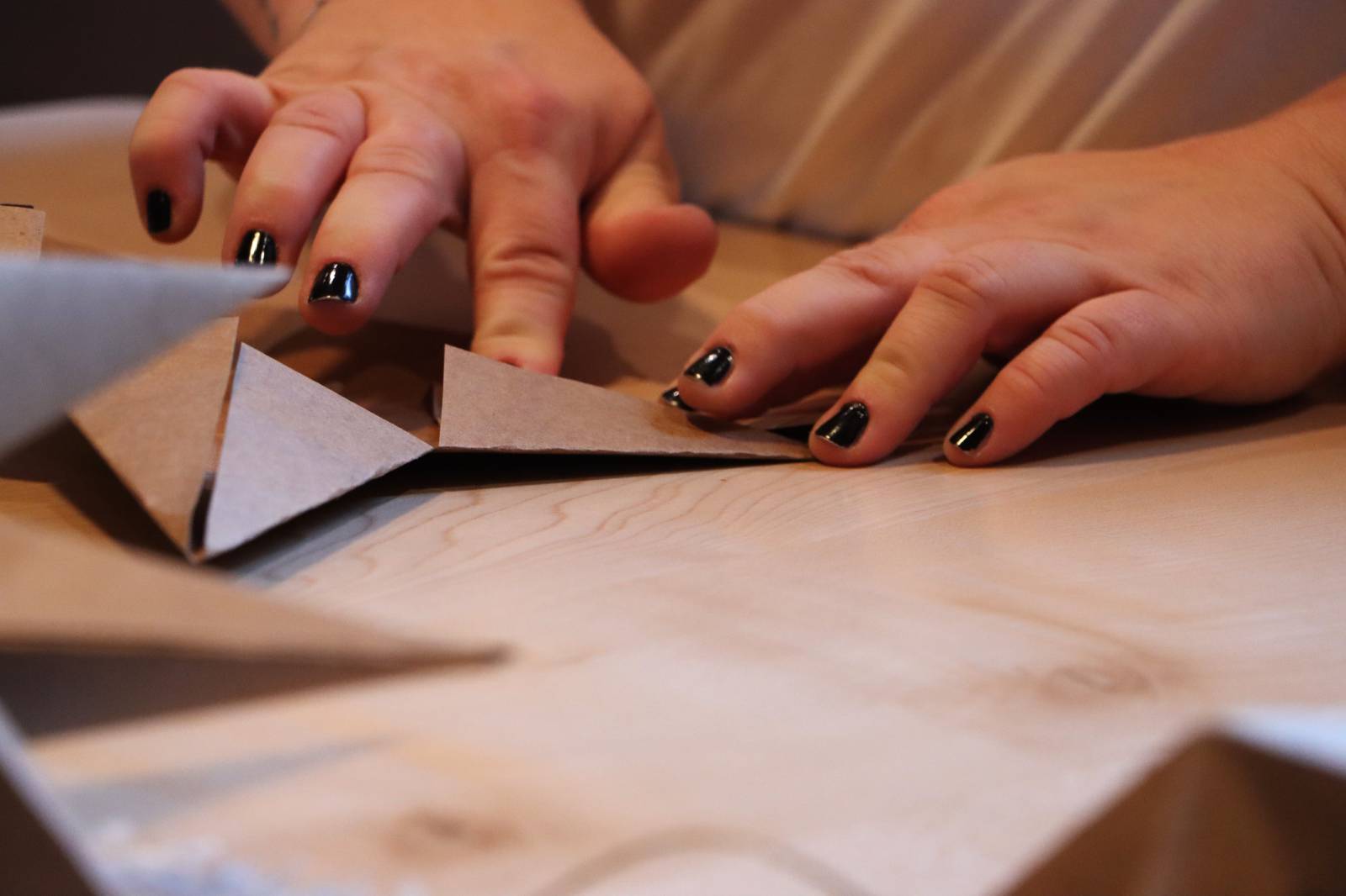 DIY paper stars symbolic picture