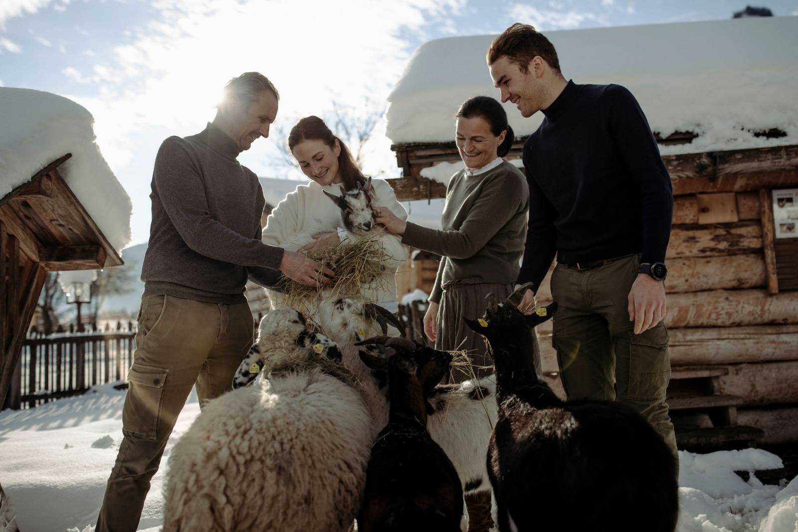 Four generations - a project of the heart symbolic picture