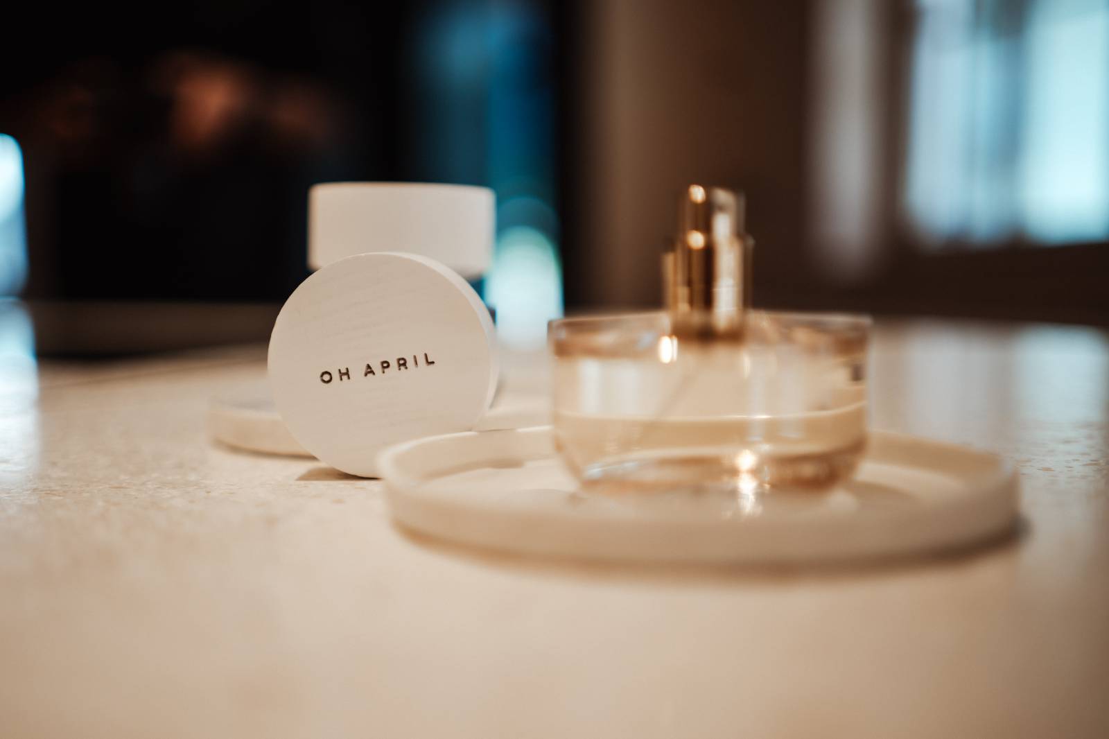 Oh April in the concept store symbolic picture