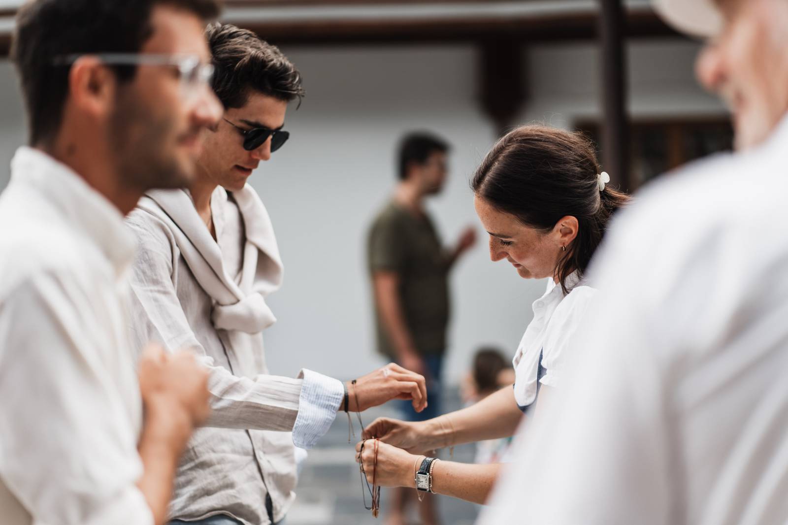 Summer party “family & friends” symbolic picture