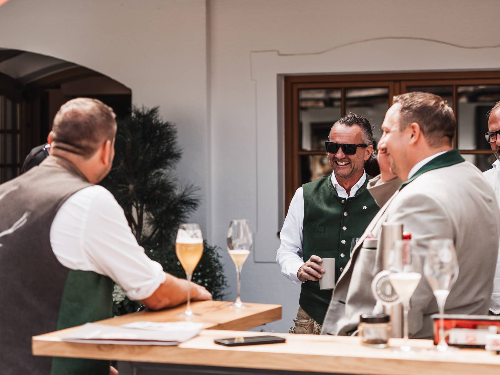 Summer party “family & friends” symbolic picture