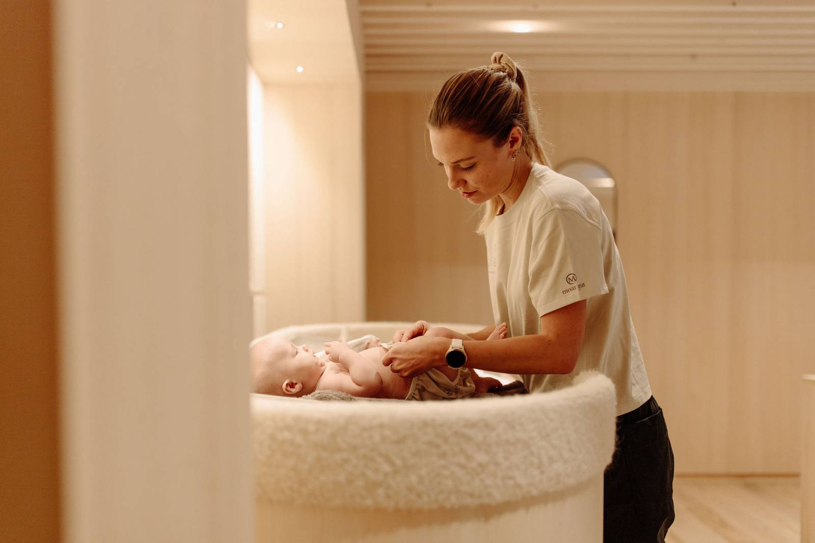 Maria - our new baby spa employee symbolic picture