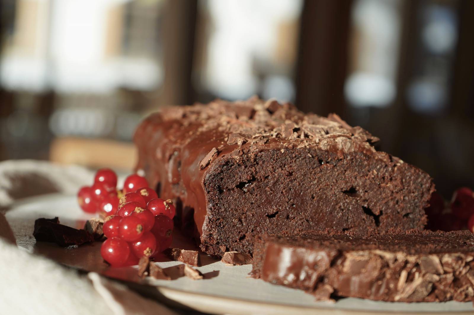 Beet and chocolate cake symbolic picture