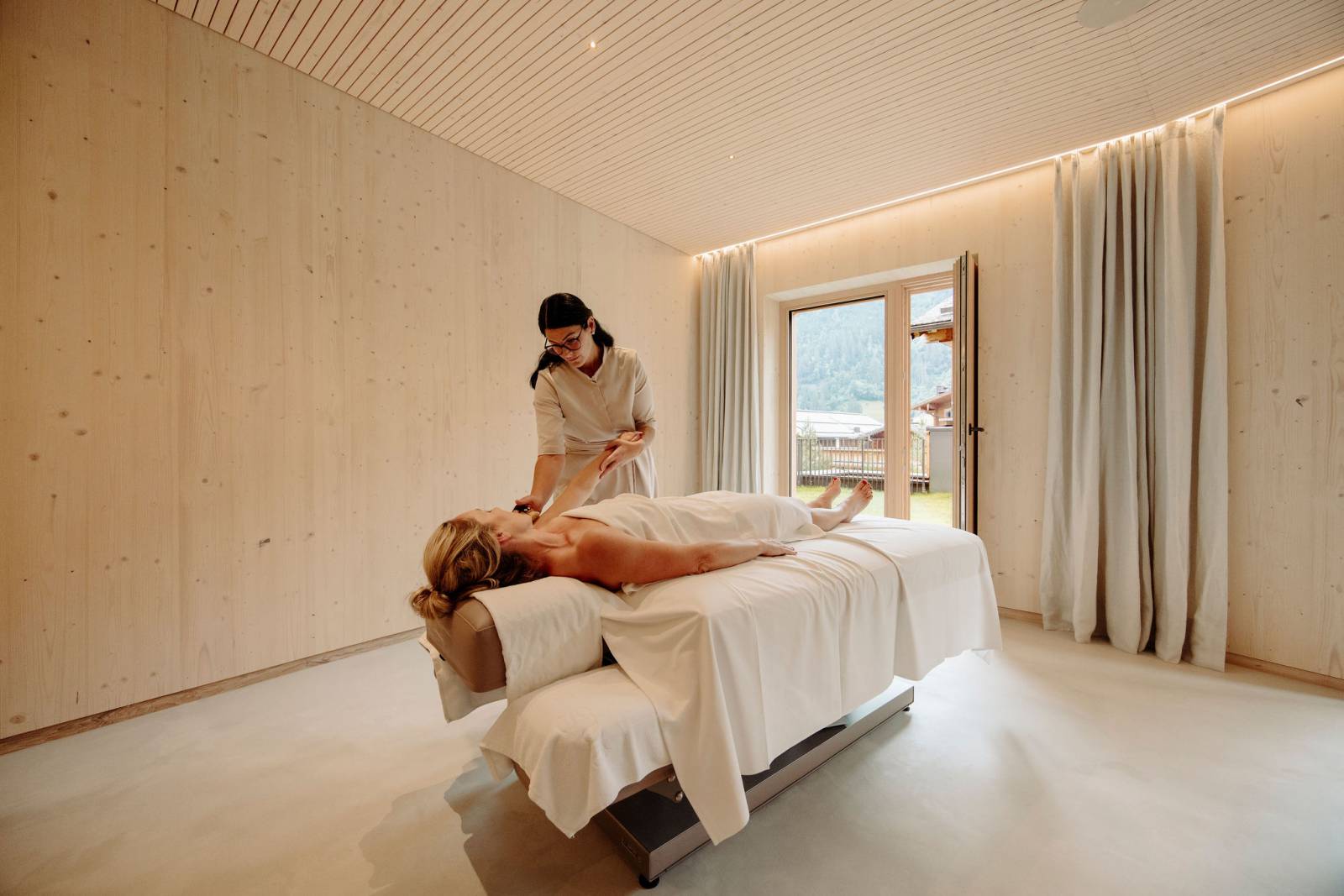 Soothing spa treatments symbolic picture