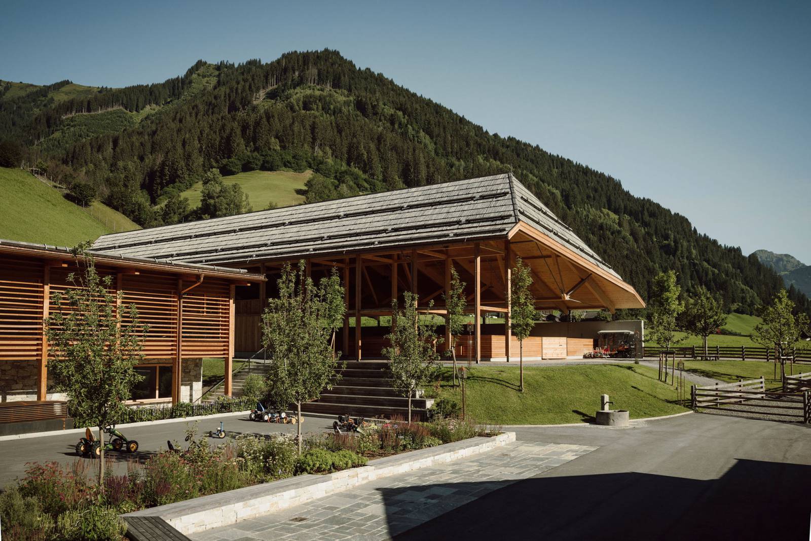 Riding hall symbolic picture