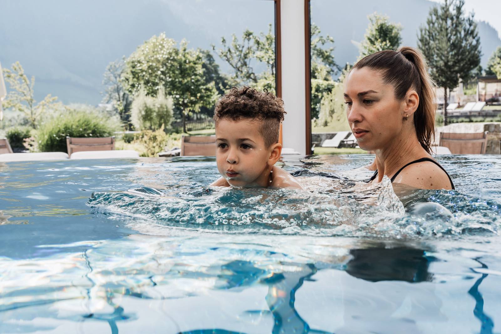 Swimming course symbolic picture