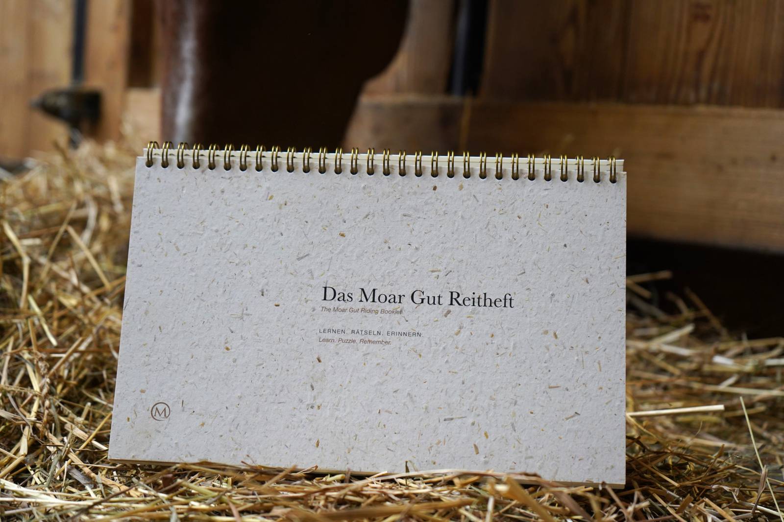 Riding badge at Moar Gut symbolic picture