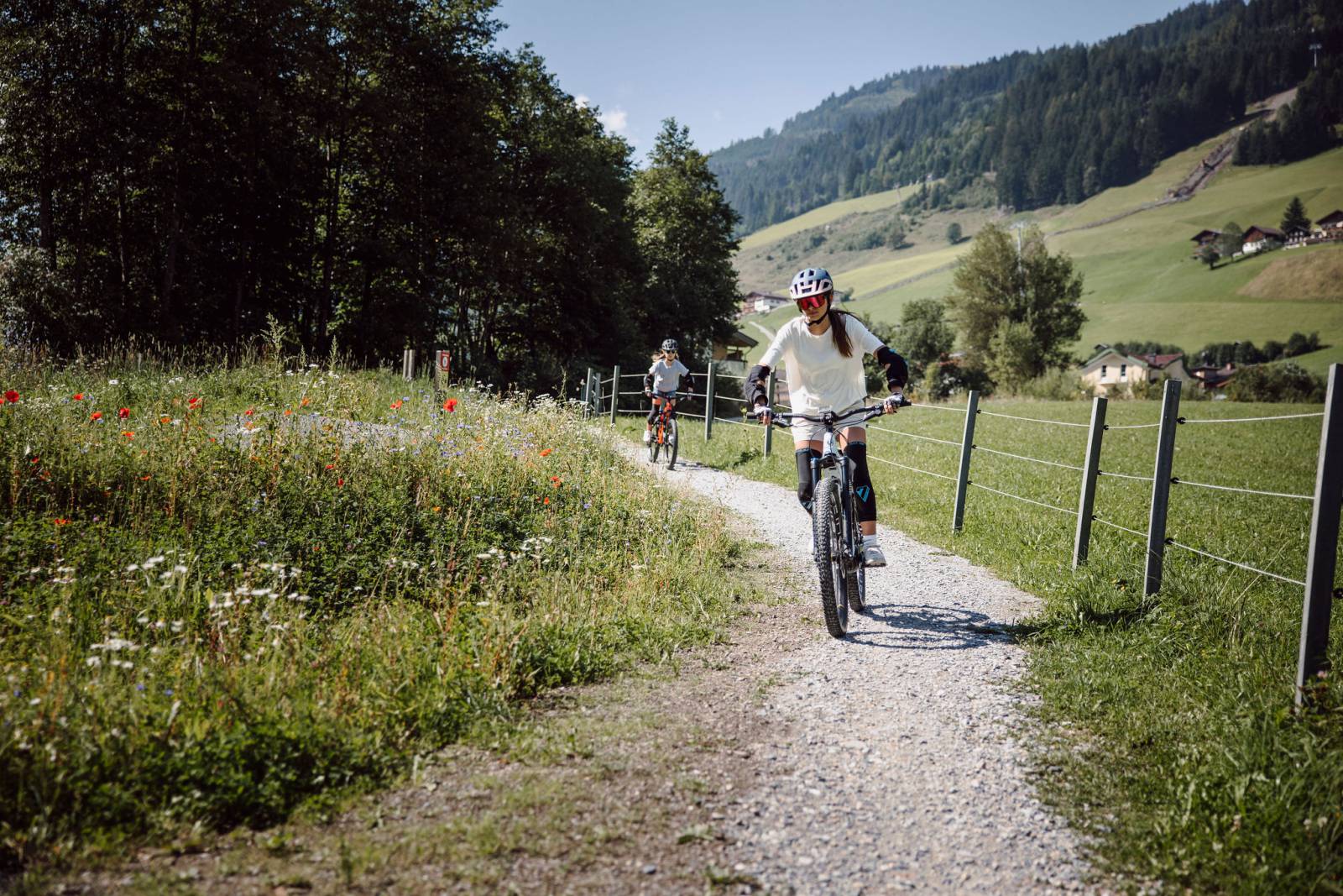 Biking in Grossarltal symbolic picture