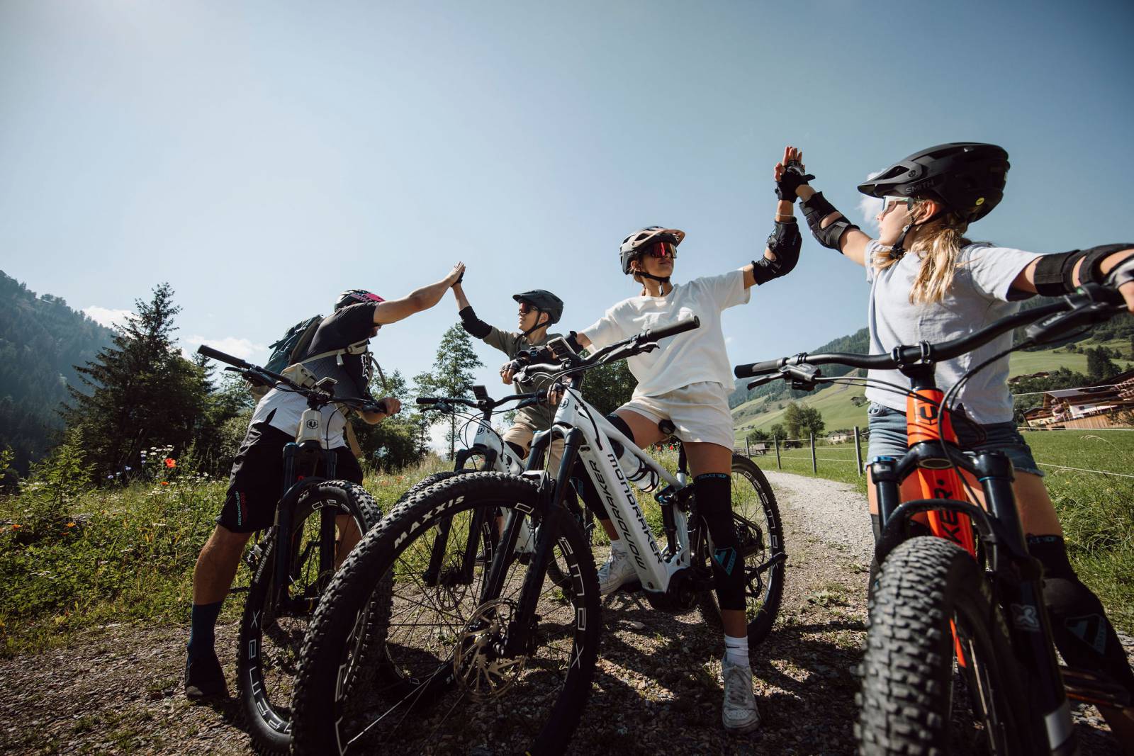 Biking in Grossarltal symbolic picture