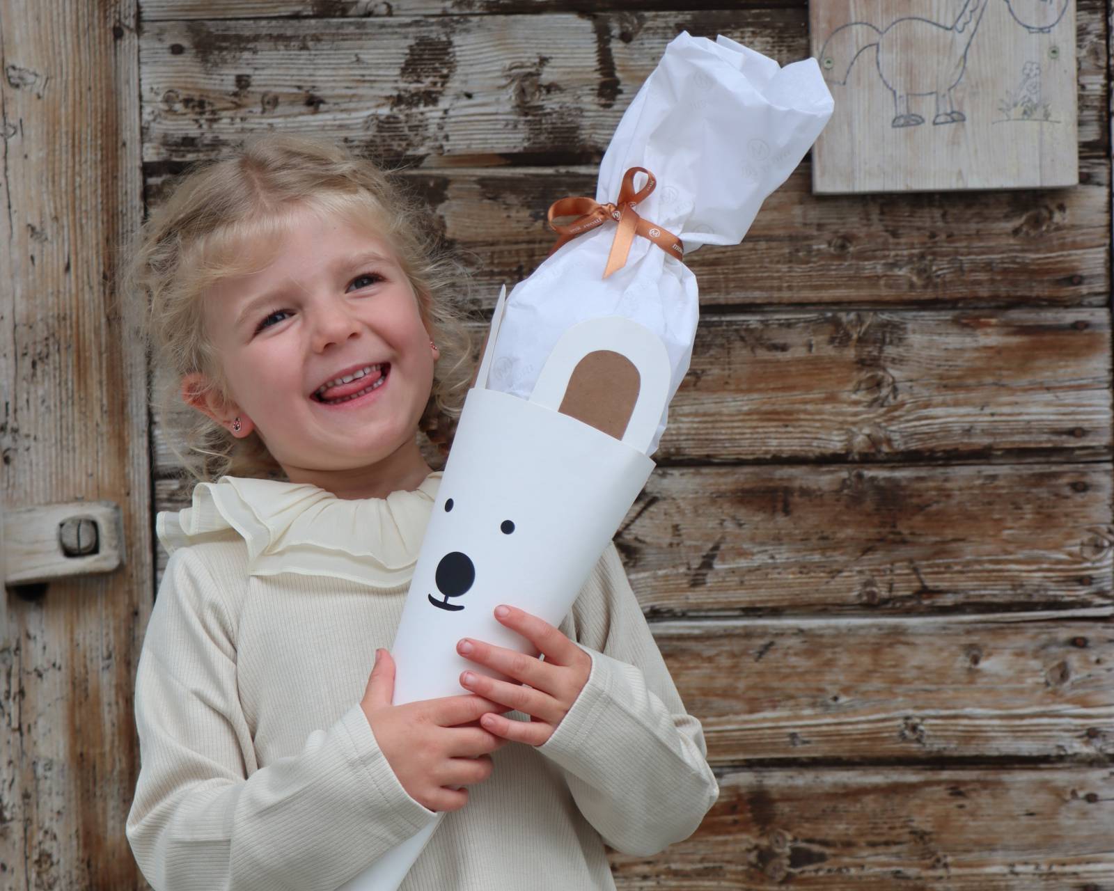 DIY school cone symbolic picture