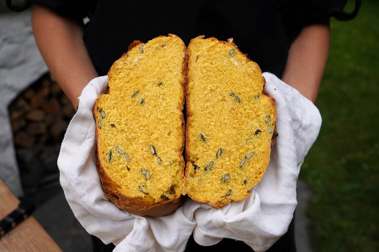 Pumpkin bread symbolic picture