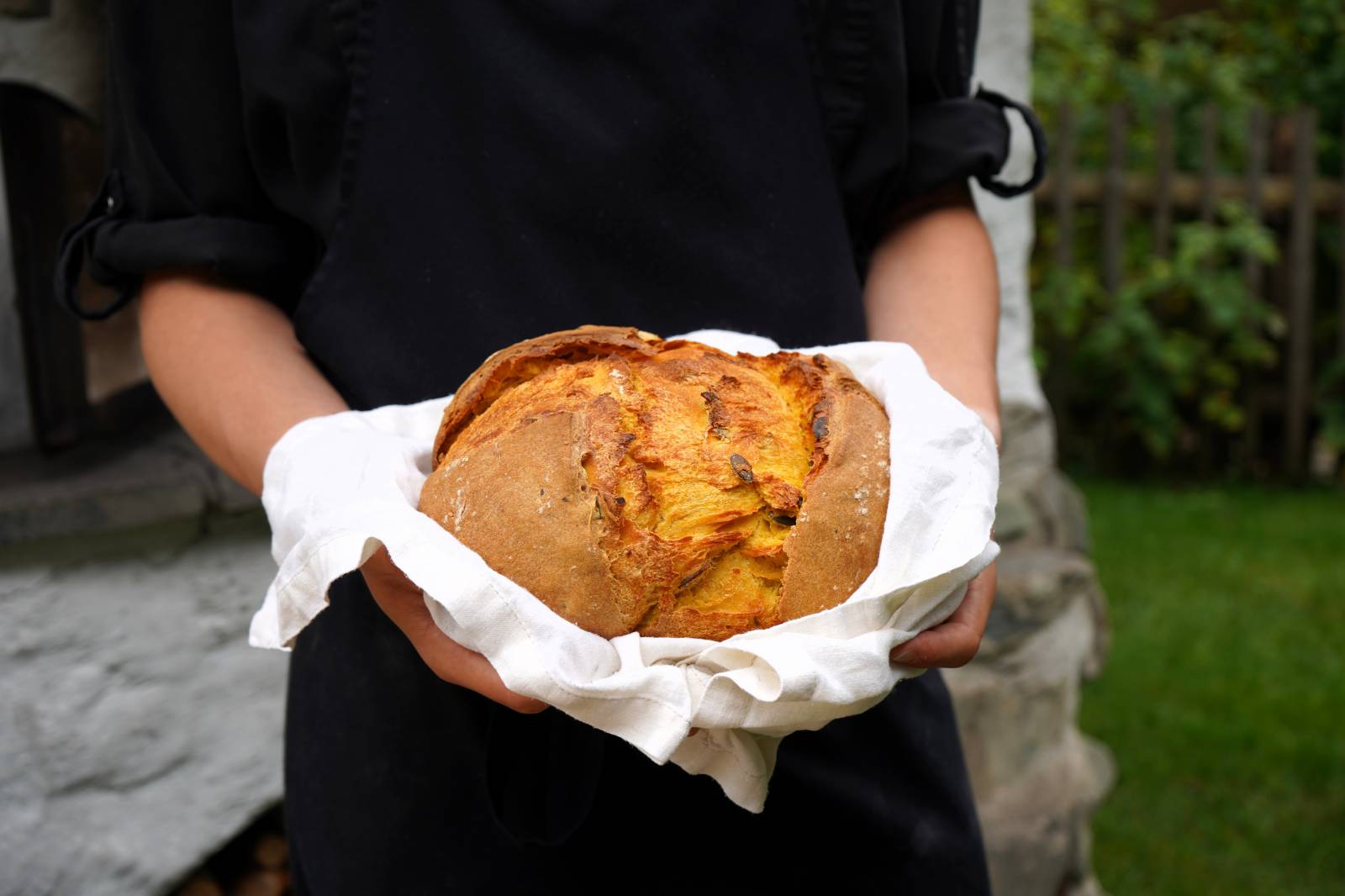 Pumpkin bread symbolic picture