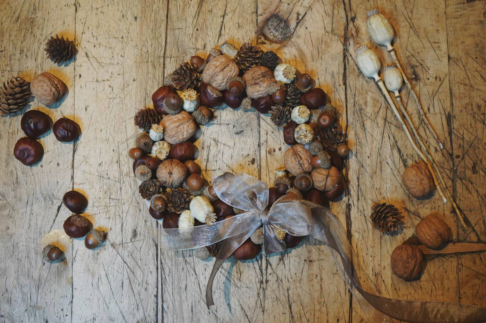 DIY Herbstkranz Symbolfoto