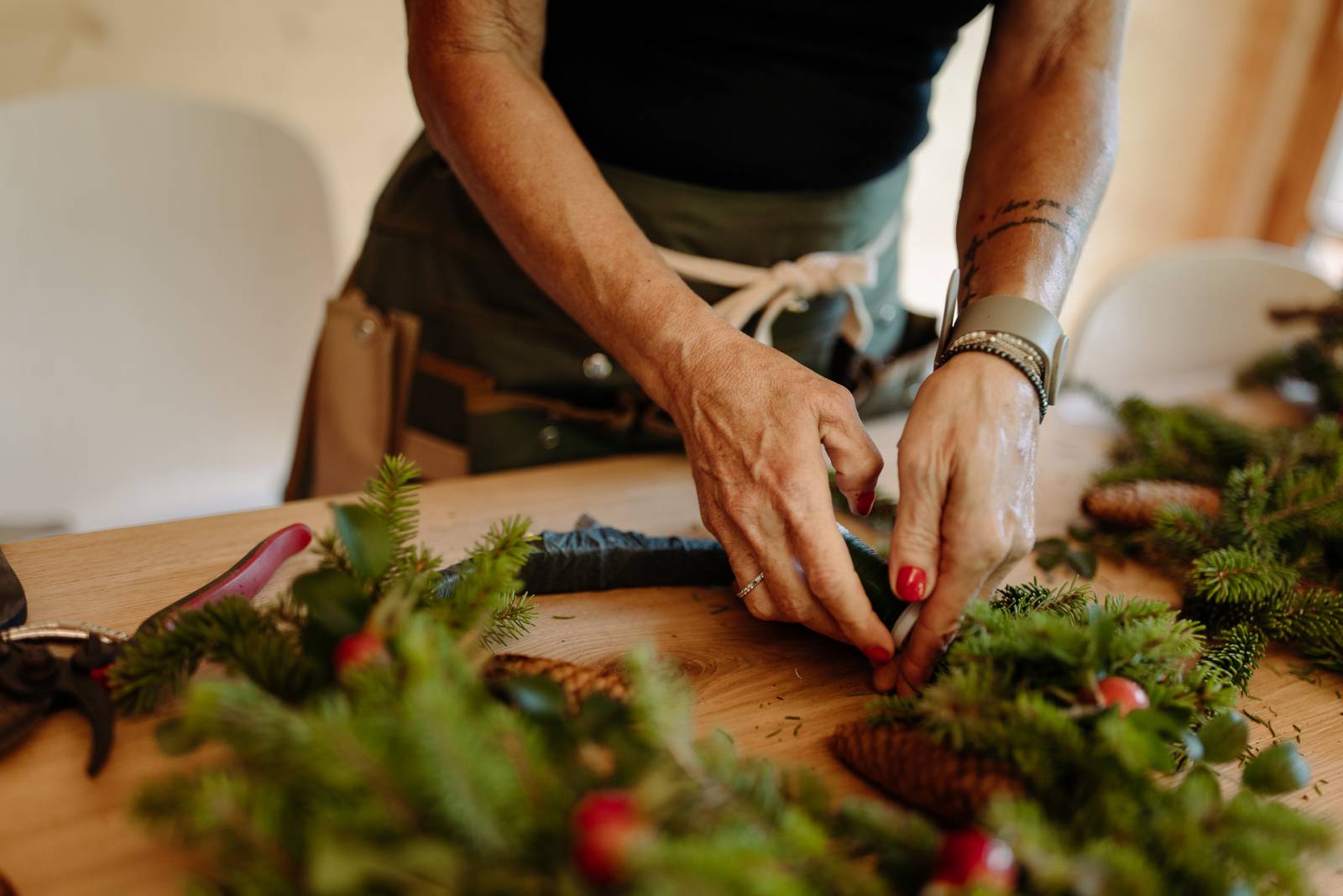 Advent Wreath Making at Moar Gut symbolic picture