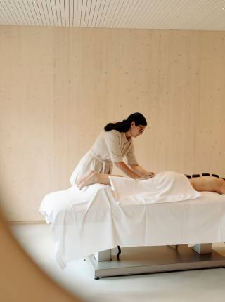 Soothing spa treatments symbolic picture