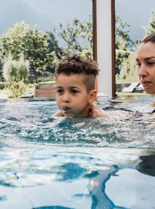 Swimming course symbolic picture