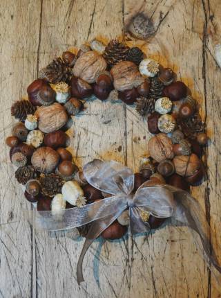 DIY Herbstkranz Symbolfoto