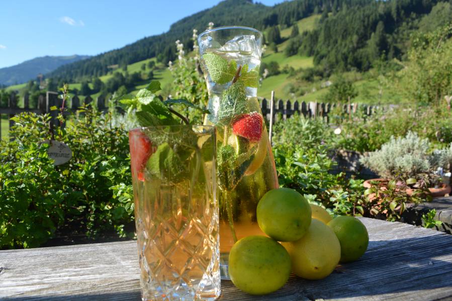 Kräuterlimonade nach Oma Maria