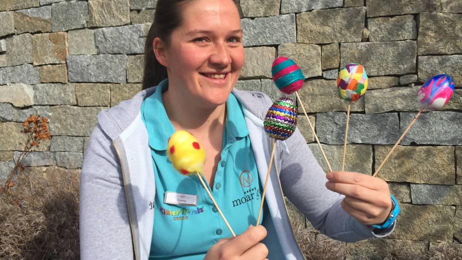 Basteln mit Conny - Bunte Osterdeko Symbolfoto