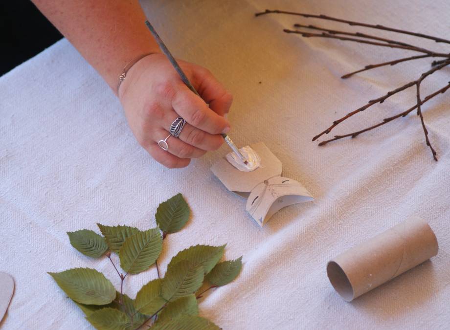 MOAR TUTORIAL: Forest animals from paper rolls symbolic picture