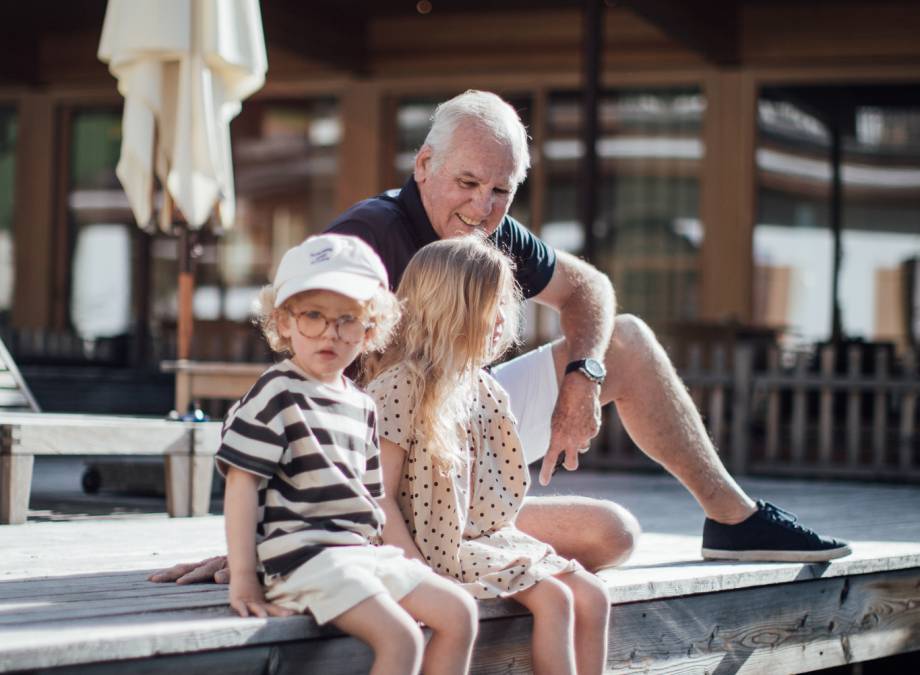MOAR holiday with grandparents symbolic picture