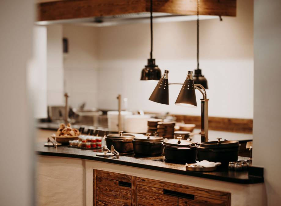 Breakfast enjoyment for external guests symbolic picture
