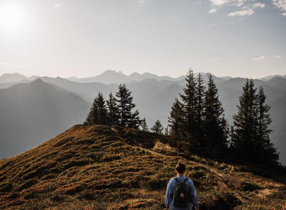 Sunrise in the mountains symbolic picture