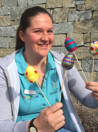 Basteln mit Conny - Bunte Osterdeko Symbolfoto