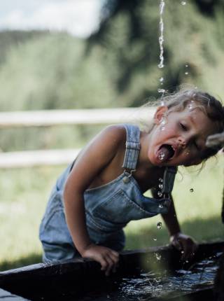 Water as a precious resource symbolic picture