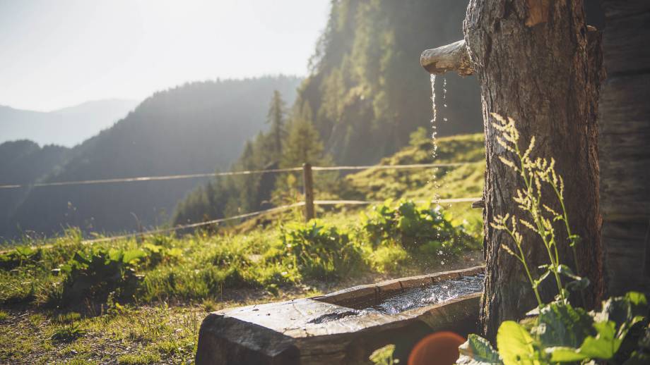 Bergquellwasser à la Moar Gut Symbolfoto