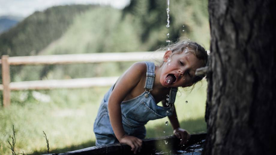 Water as a precious resource symbolic picture