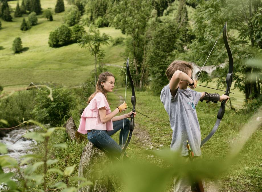 Bogenschieß-Parcours am Moar Gut Symbolfoto