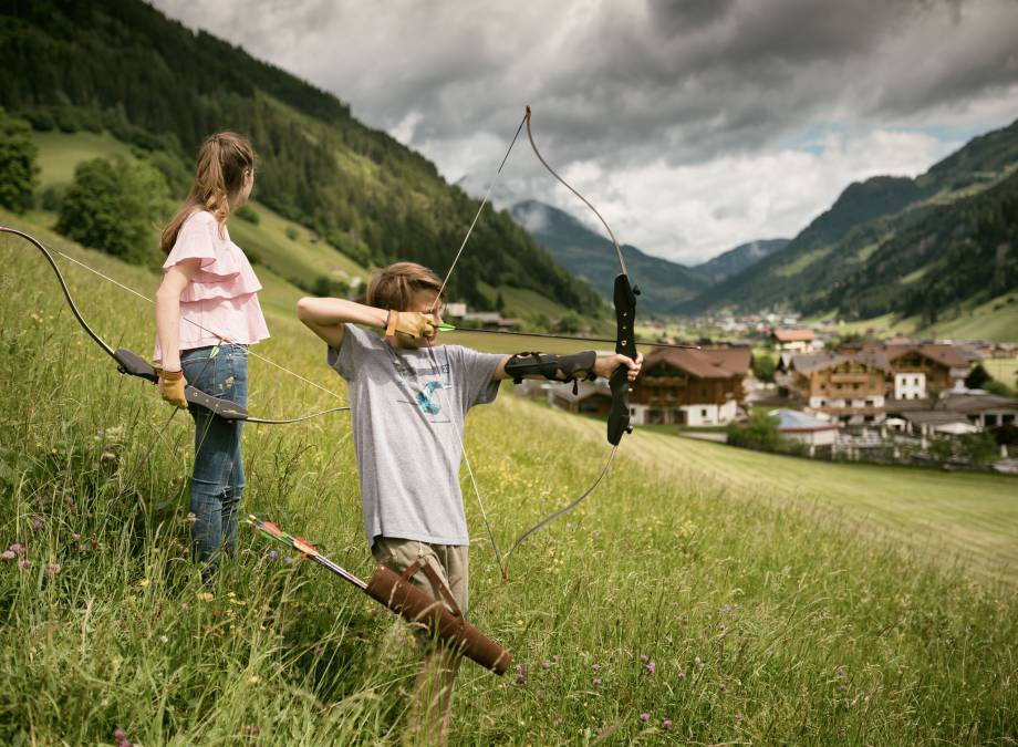 Bogenschieß-Parcours am Moar Gut Symbolfoto