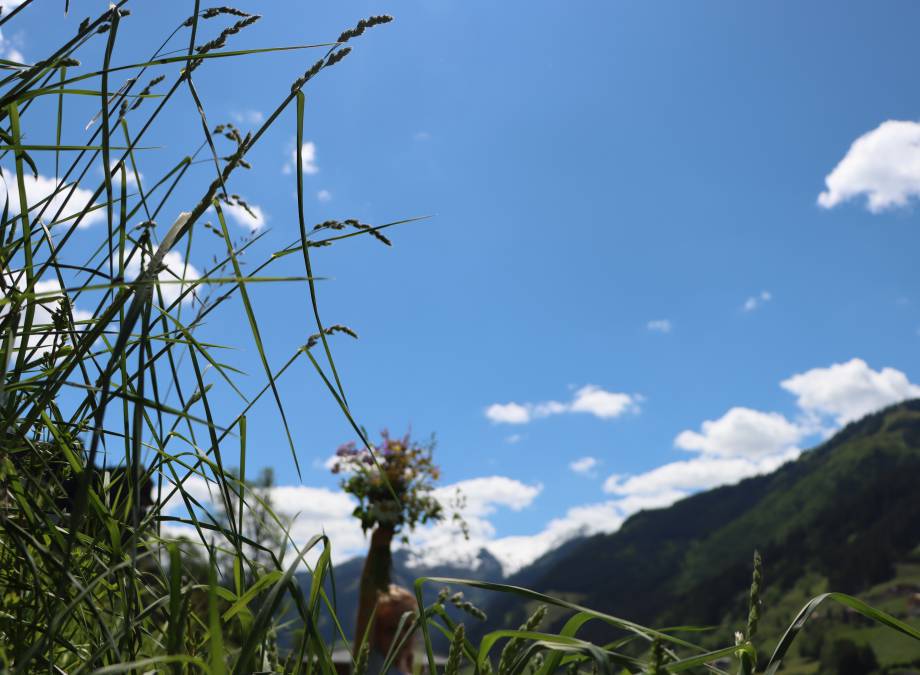Wiesenblütenanhänger aus Salzteig  Symbolfoto