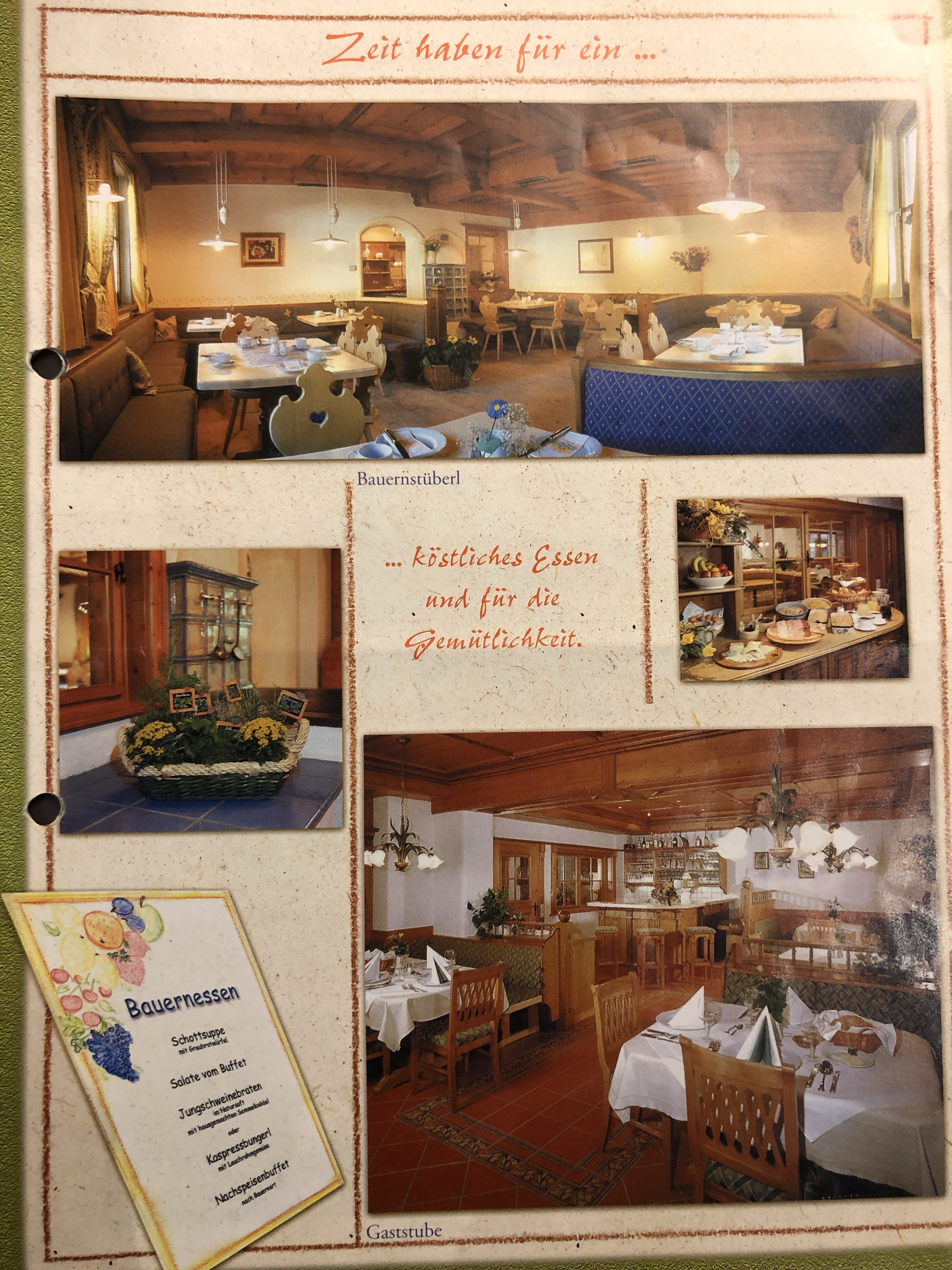 Sommerkatalog 2000 Hotel Moar Gut