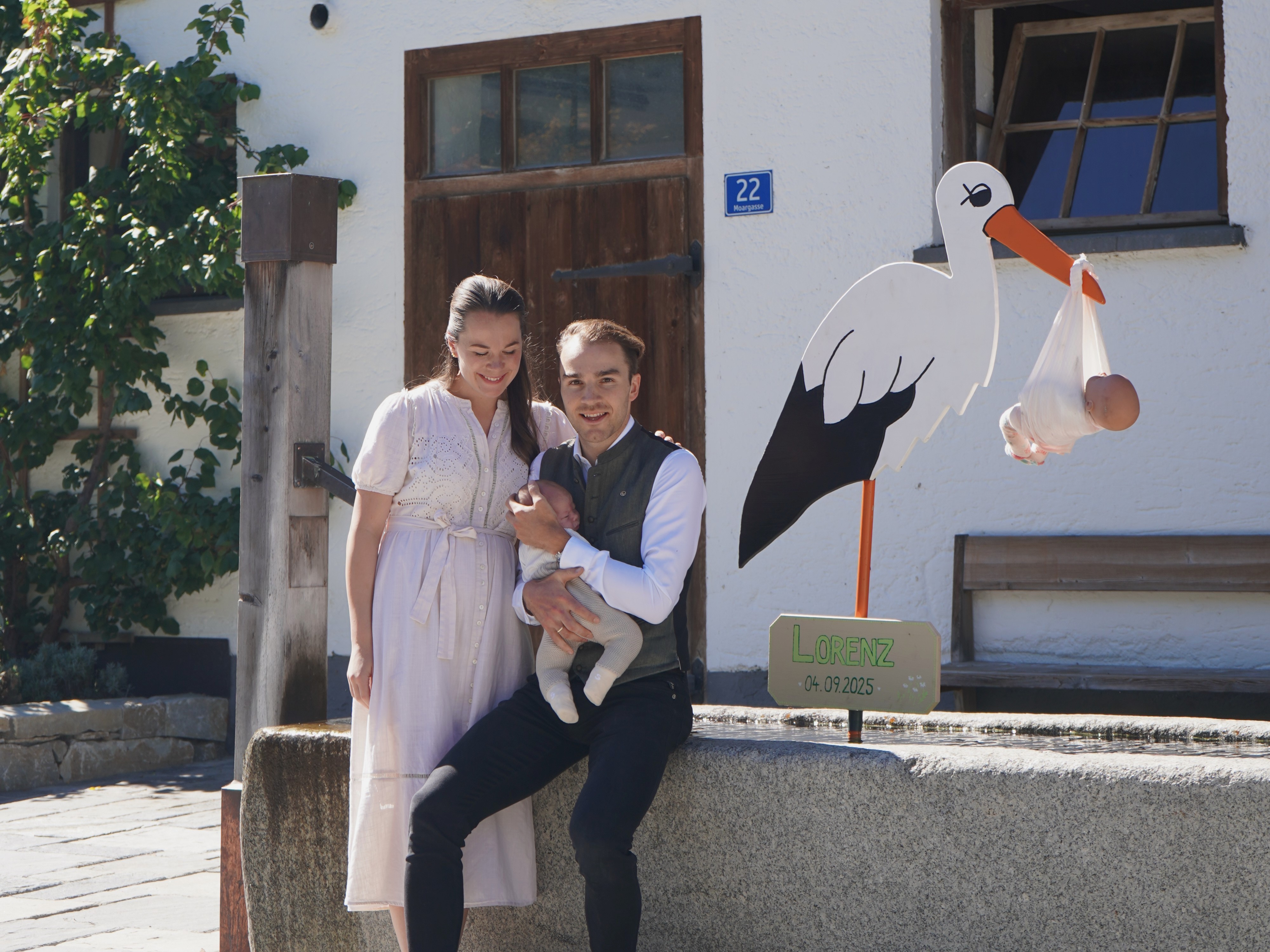 Amely und Thomas Kendlbacher mit Sohn Lorenz